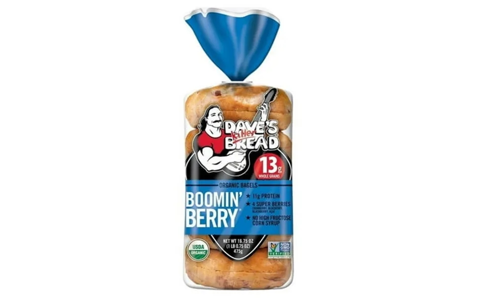 Dave S Killer Bread Boomin Berry Organic Bagels 16.75 Oz 5 Ct Pack Of 7