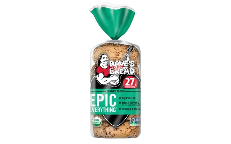 Dave S Killer Bread Epic Everything Organic Bagels 16.75 Oz 5 Ct Shelf-stable