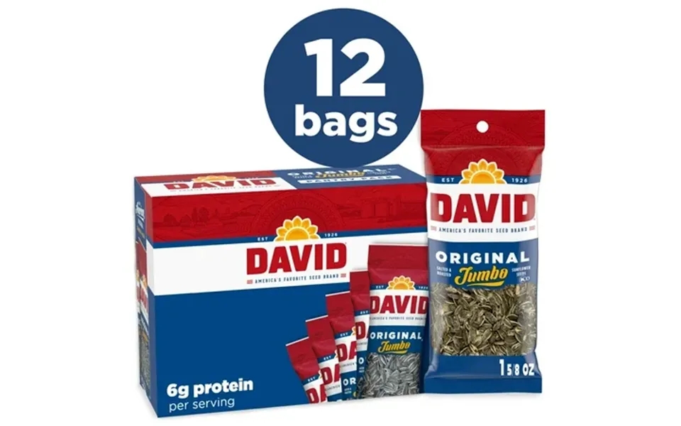 David Jumbo Sunflower Seeds Original Flavor Stocking Stuffer 1