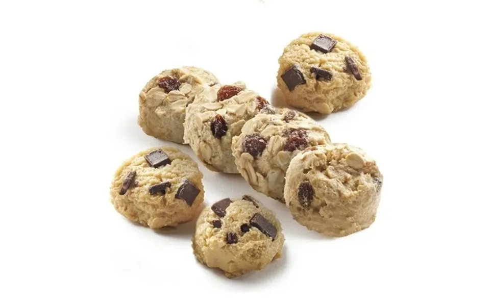 David S Cookies Preformed Frozen Cookie Dough Chocolate Chunk And Oatmeal Raisin 80 Count