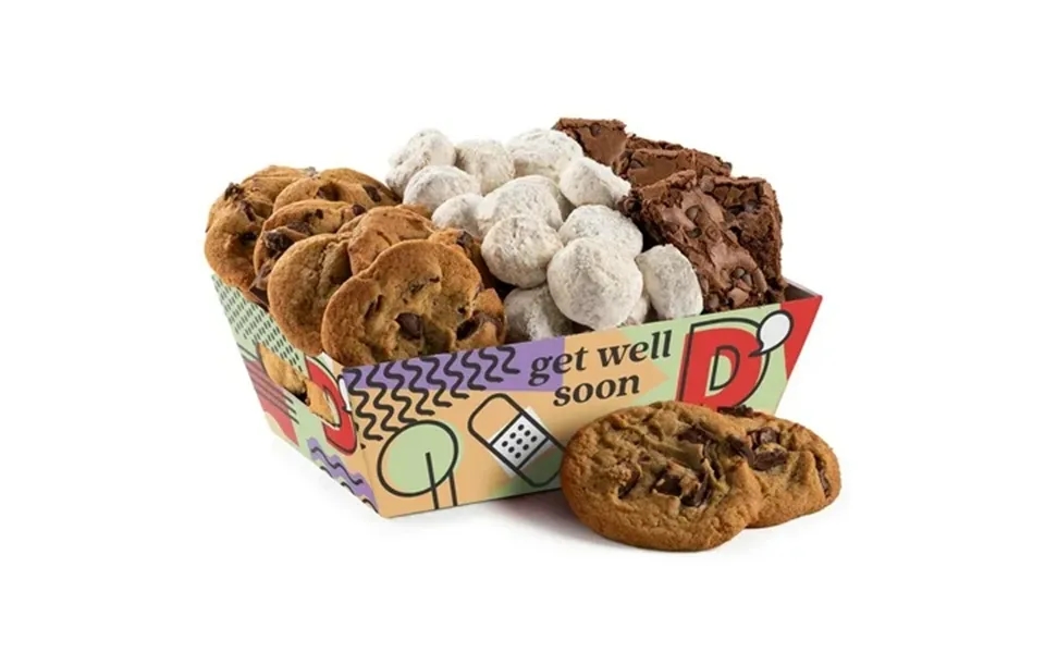David’s Cookies Get Well Soon Cookie Gift Basket - Deliciously Flavored Cookies