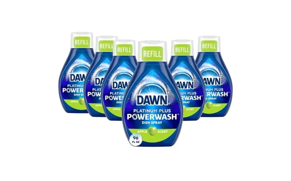 Dawn Platinum Powerwash Dish Spray Dish Soap Cleaning Spray Apple Scent Refill 16 Fl Oz Pack Of 6 Packaging May Vary Dis