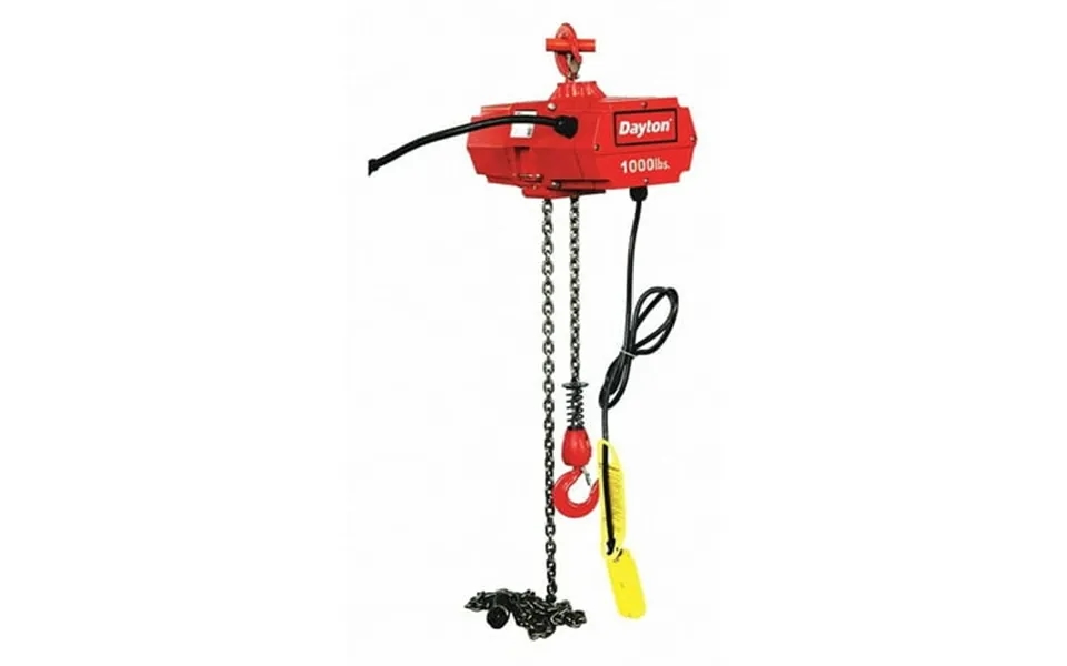 Dayton Electric Chain Hoist 1000 Lb. 20 Ft. 2gtd7