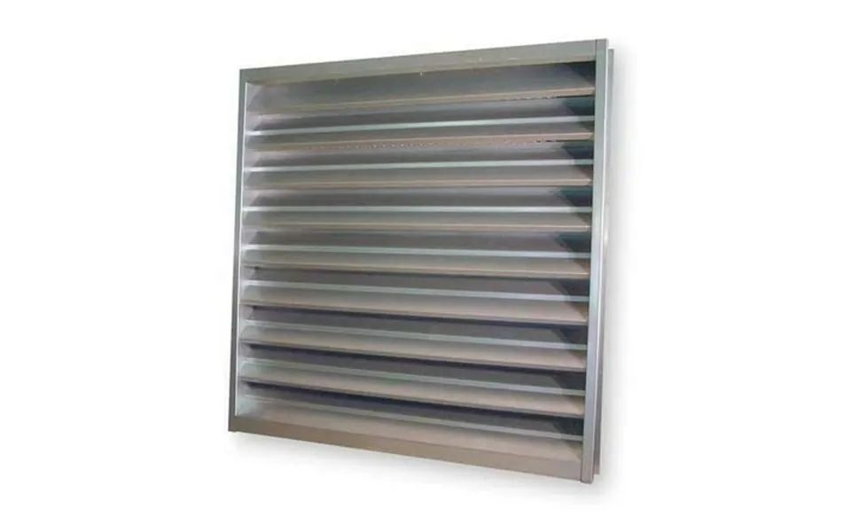 Dayton Louver Wall Opening 36x36in Galvannealed 4fzg8