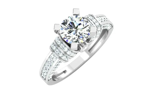 Dazzlingrock Collection Igi Certified Round Lab Grown White Diamond Elegant Solitaire Engagement Ring For Women 1 product image