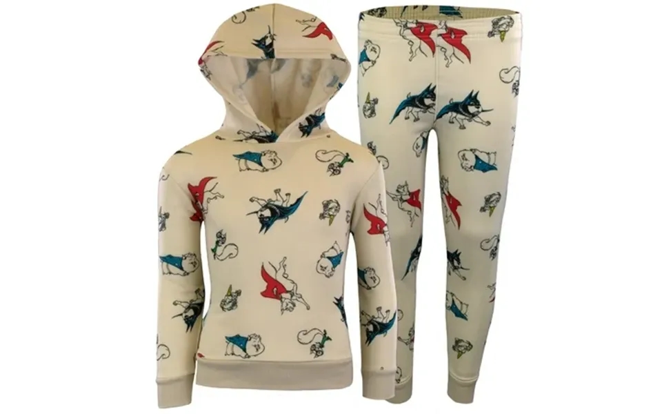 Dc League Of Super-pets Boys Hoodie And Pants Set Pullover Hoodie And Pants 2-pack Bundle Set For Boys Grey Sizes 4-8
