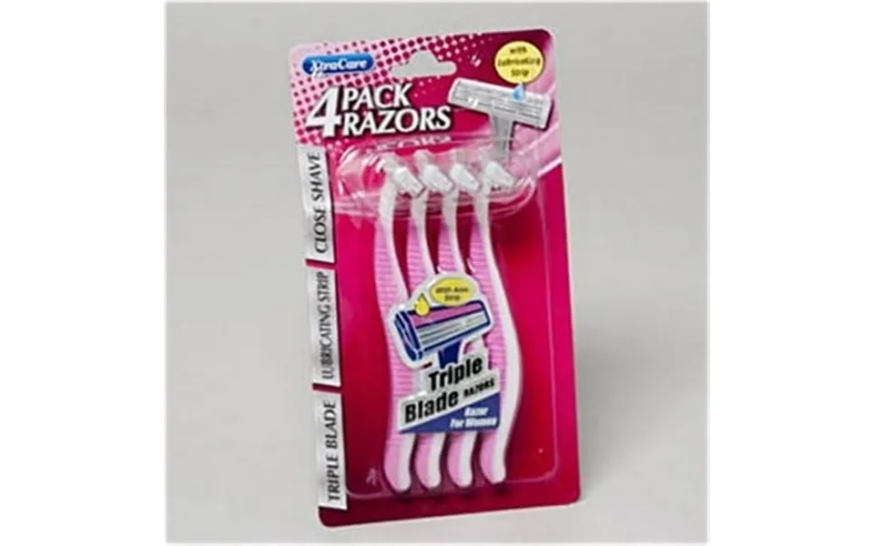 Ddi 2130263 Womens Triple Blade Razors - Pack Of 4