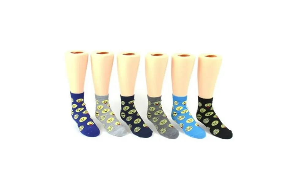 Ddi 2279229 Kid S Novelty Crew Socks - Emoji Print