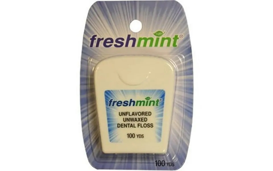 Ddi 2286446 Freshmint Dental Floss -100 Yards Unwaxed Unflavored Case Of 72