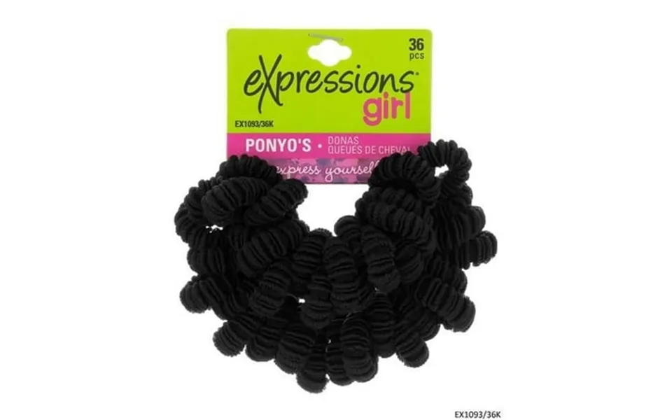 Ddi 2334269 Black Hair Tie - 36 Piece Case Of 48