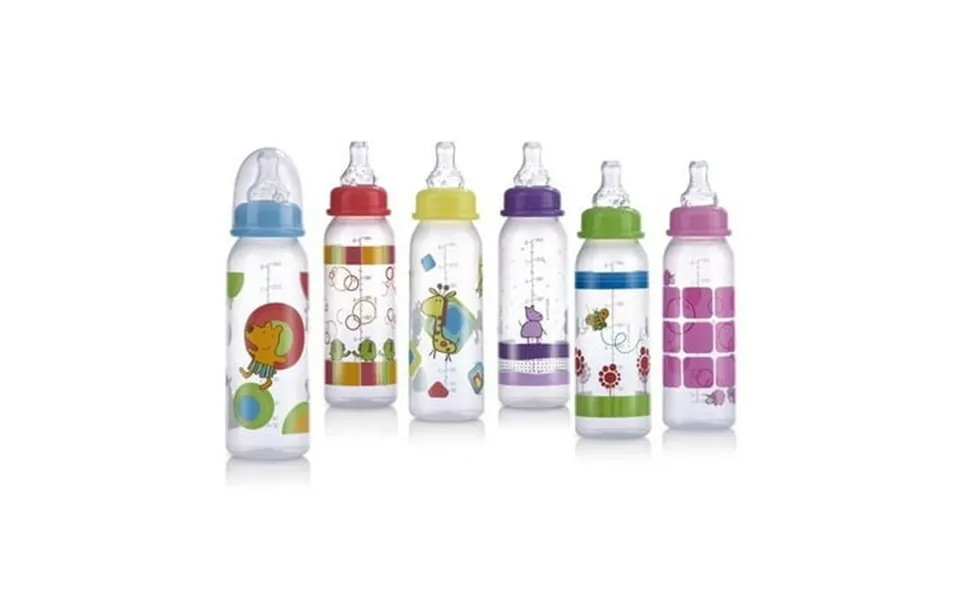 Ddi 408780 Nuby Non-drip Baby Bottles - Assorted Designs 8 Oz Case Of 72