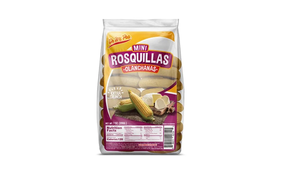 De Mi Pais Mini Rosquilla Olanchanas 7oz Mini Cheese Flavored Doughnut S 200gr 6-pack