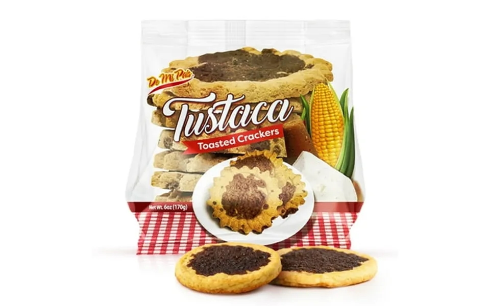 De Mi Pais Tustaca Toasted Crackers Sweet And Savory Corn Crackers Made With Brown Sugar Cheese And Skim Milk Traditiona