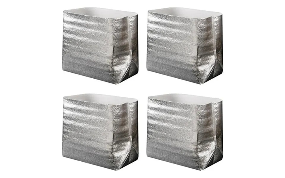 Deevoka 4x Foil Insulation Bags Self- Seal Thermal Box Liners For Lunch Food Packing