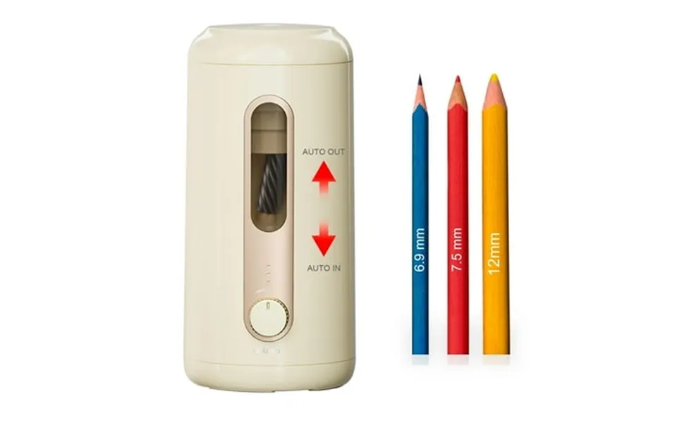 Deli Rechargeable Electric Pencil Sharpener Fully Automatic Pencil Sharpener For 6