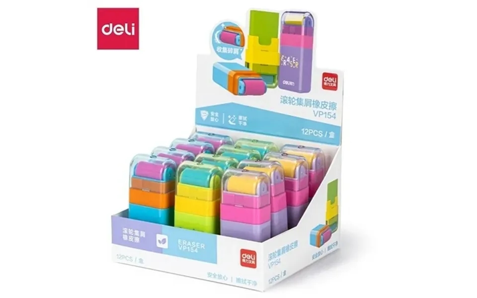 Deli Roller Pencil Eraser Set 12 Count