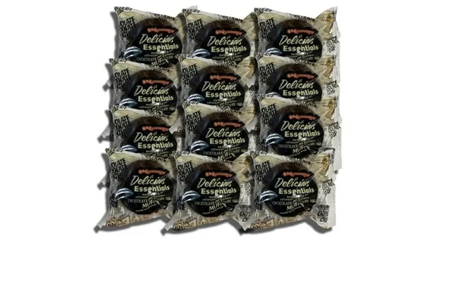 Delicious Essentials Individually Chocolate Chocolate Chip Wrapped Muffins Baked By Otis Spunkmeyer Value Pack Of 12 product image