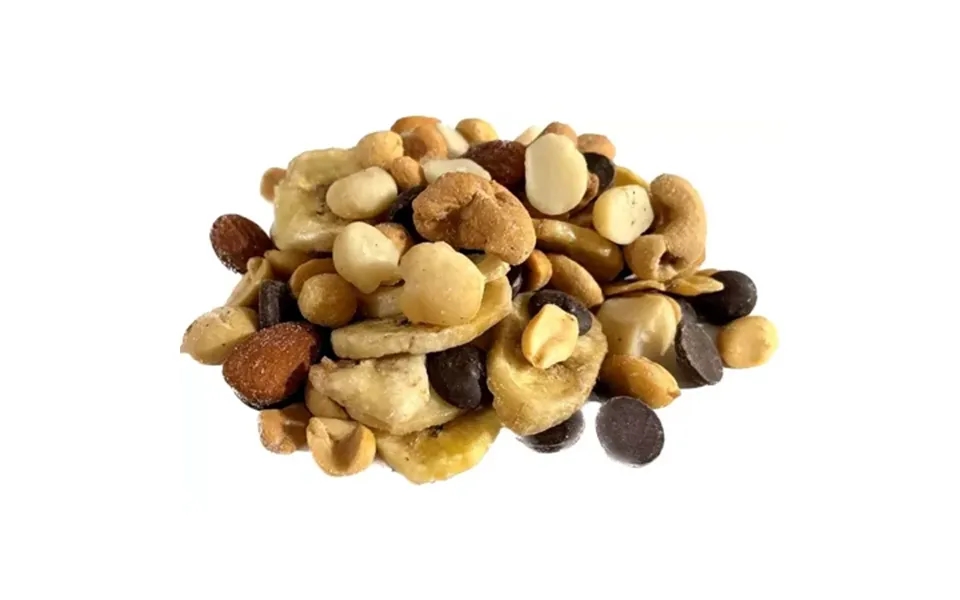 Delicious Roasted Nuts With Belgian Dark Chocolate & Banana Chips Organic 1lb