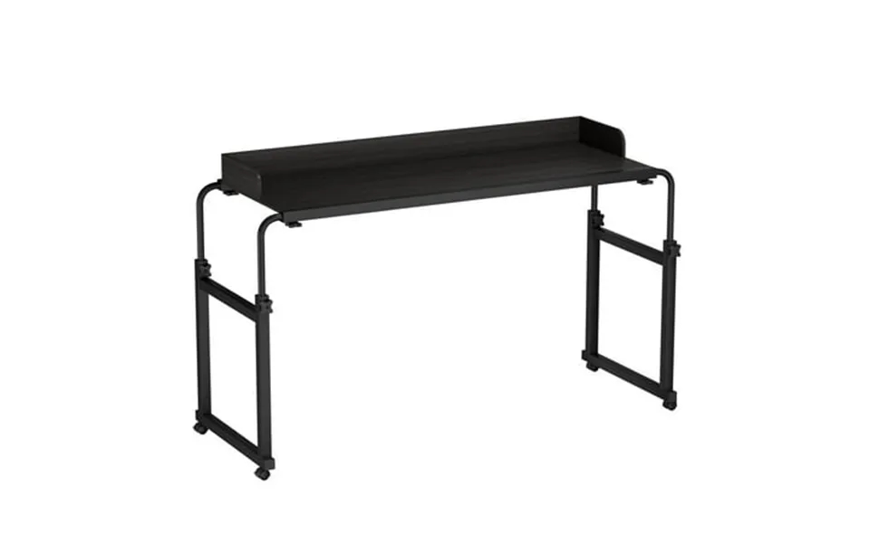 Demete Mobile Laptop Desk Cart With Wheels Adjustable Height Overbed Table 25