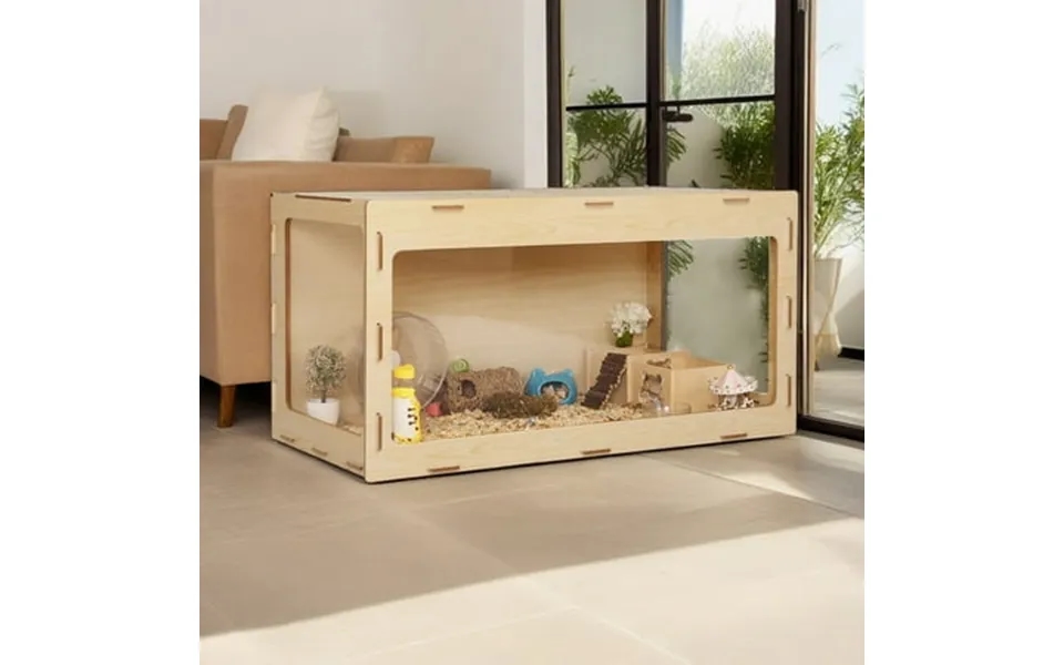 Demi Bonn 31 Guinea Pig Cage Hamster Pet Cages For Small Animals Hutch House Decoration In Cages Not Included Beige