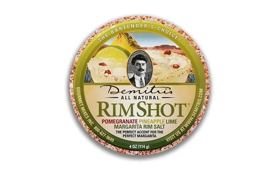 Demitris Rim Shot Margarita Rim Salt 4 Oz