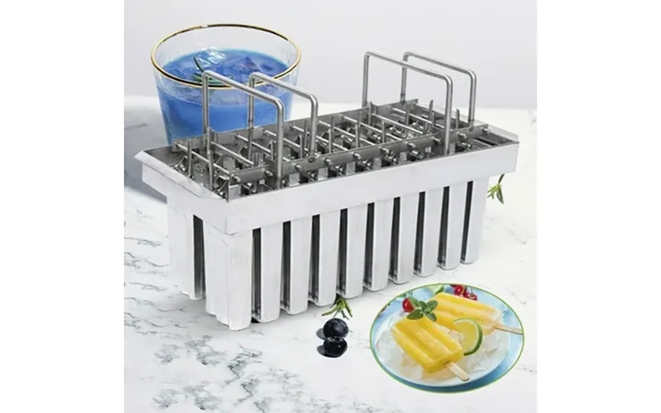 Denest 20pcs Ice Cream Stick Mold Diy Popsicle Mold Stainless Steel