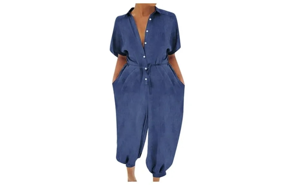Denim Jeans Shorts Ripped For Women Trendy Summer 2025 Plus Size Overalls Loose Dungarees Romper Baggy Playsuit Jumpsuit