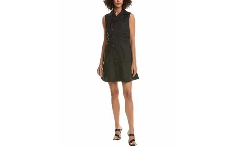 Derek Lam 10 Crosby Womens Satina Mini Dress 2 Black