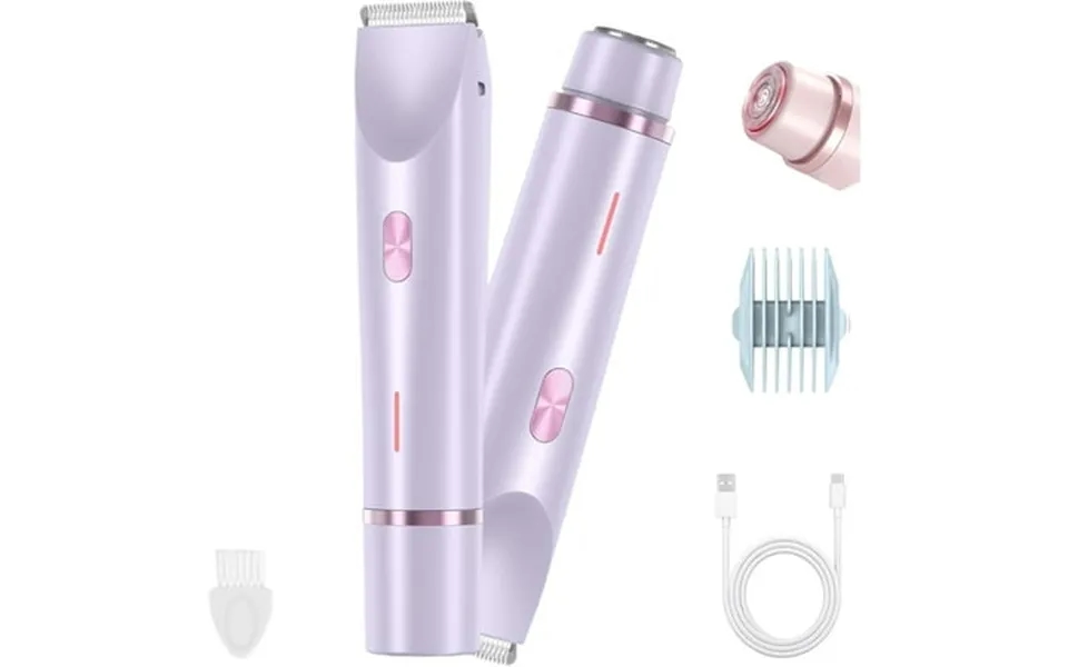 Dermavel Trimmer 2.0 2025 New Dermave Bikini Shaver For Women Ipx7 Waterproof 2 In 1 Double Head Shaver Wet & Dry Electr