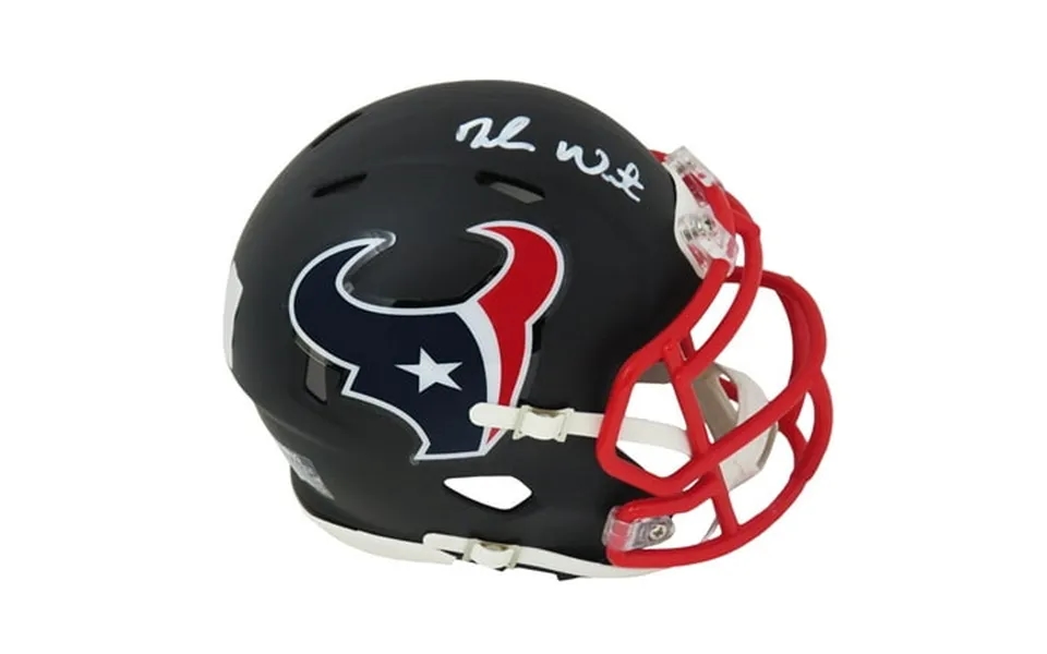 Deshaun Watson Signed Houston Texans Black Matte Riddell Speed Mini Helmet Beckett