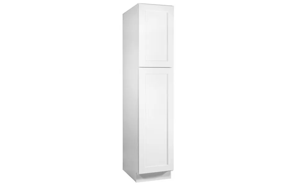 Design House 561787 Brookings Unassembled Shaker Pantry Kitchen Cabinet 18x84x24 White
