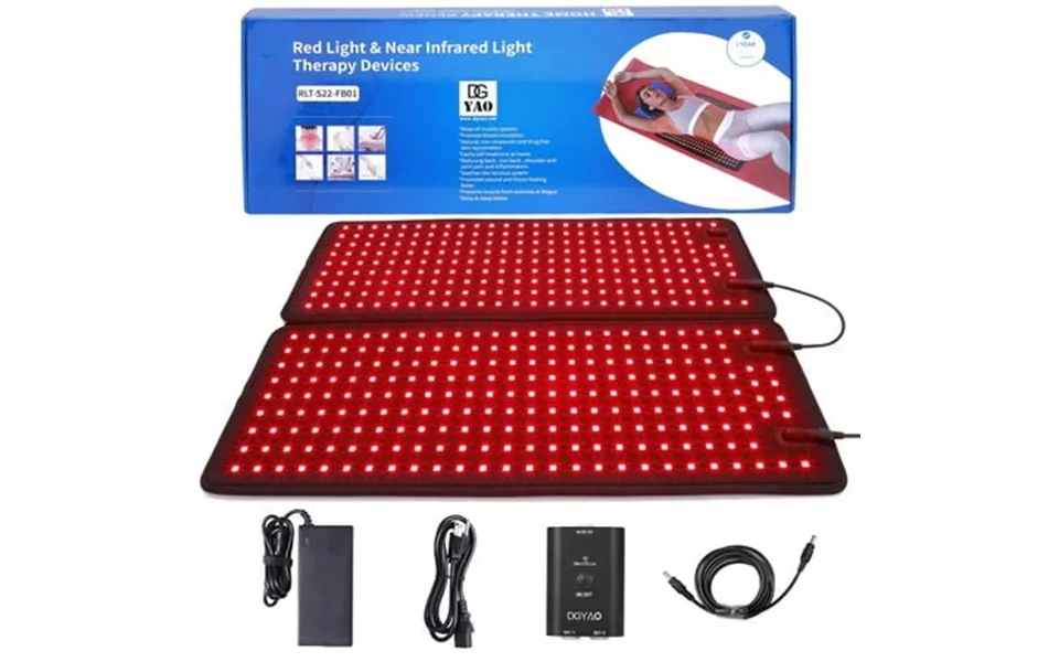 Dgyao Red Light Thera Panel - 660nm & 880nm Dual Wavelengths Red Infrared Pulse Mode & Timer 23