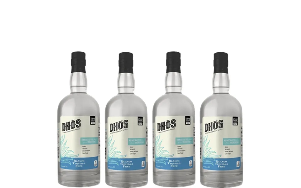 Dhos Blanco Tequilla Free Non-alcoholic Tequila Spirit Alternative - 750ml Bottles