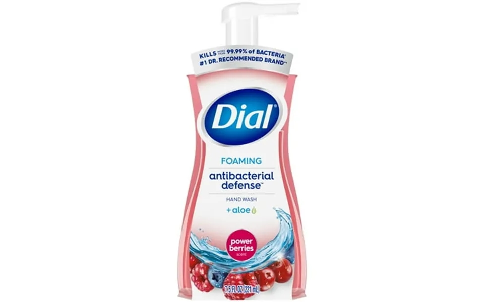Dial Antibacterial Foaming Hand Wash Power Berries 7.5 Fl Oz