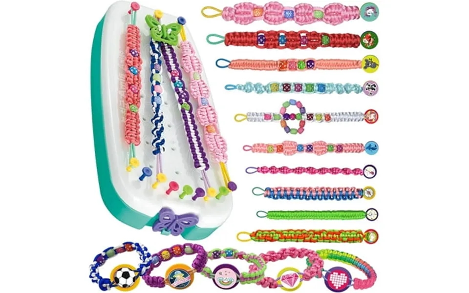 Disen Friendship Bracelet Making Kit Bracelet Kit For Girls Jewelry Bracelet Kit Portable Diy Knitting For Kids Best Gif