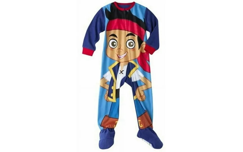 Disney Jake And The Never Land Pirates Footed Blanket Sleeper Pajama Boy Size 4t