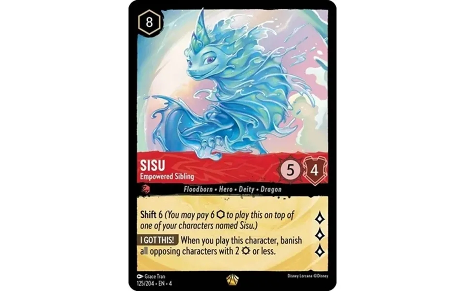 Disney Lorcana Ursula S Return Legendary Sisu - Empowered Sibling 125 Foil