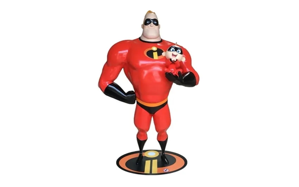 Disney Mr. Incredible And Jack Jack Life Size Statue