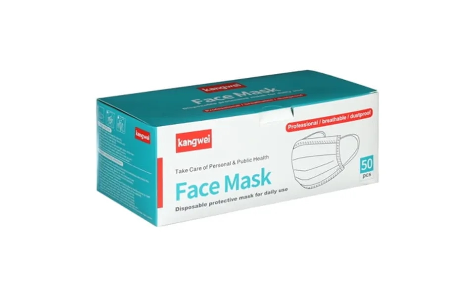 Disposable 3-ply Face Mask 50 Pack