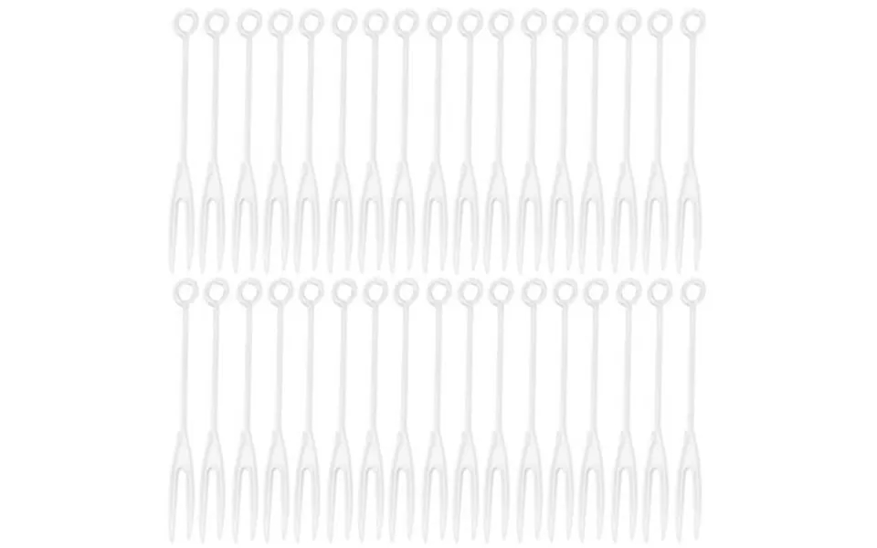 Disposable Plastic Cocktail Picks Fruit Forks Cocktail Sticks Plates Picks Cake Forks