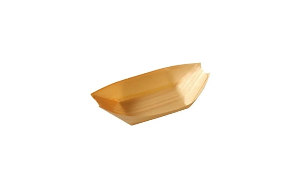 Disposable Wooden Leather Boat Wooden Paper Boat Cooking Box Tableware Sushi Box Wooden Snack Plate Water Letter Cake Bo