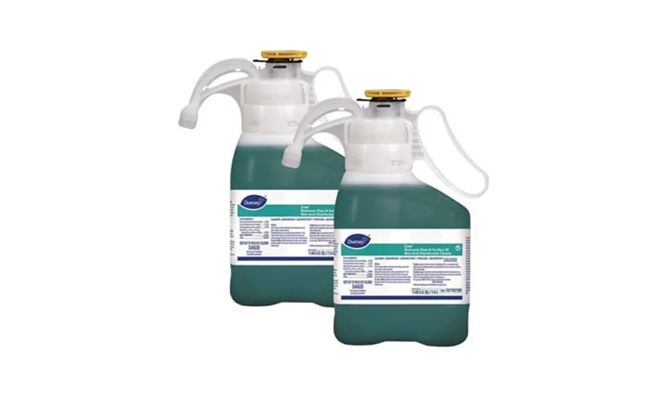 Diversey Care 101102189 1.4 L Crew Restroom Floor And Surface Sc Non-acid Disinfectant Cleaner - Fresh 2 Carton
