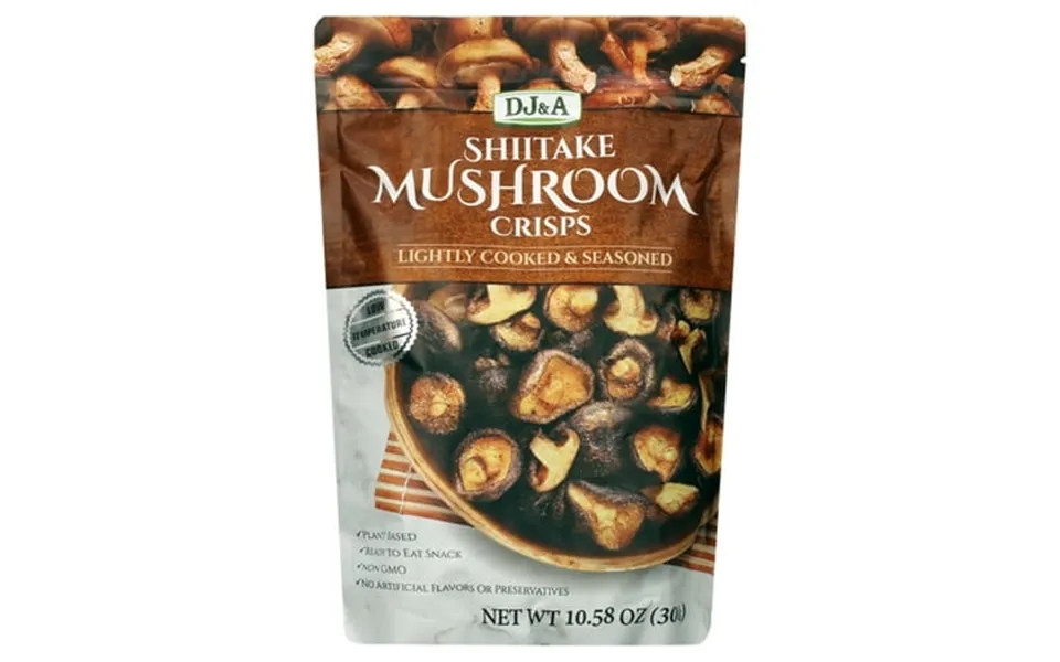 Dj And A Lightly Cooked And Seasoned Shiitake Mushroom Crisps 10