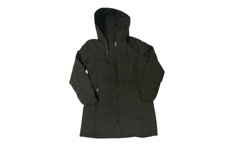 Dkny Women S Quilted Water Resistant Hooded Down Coat Black S