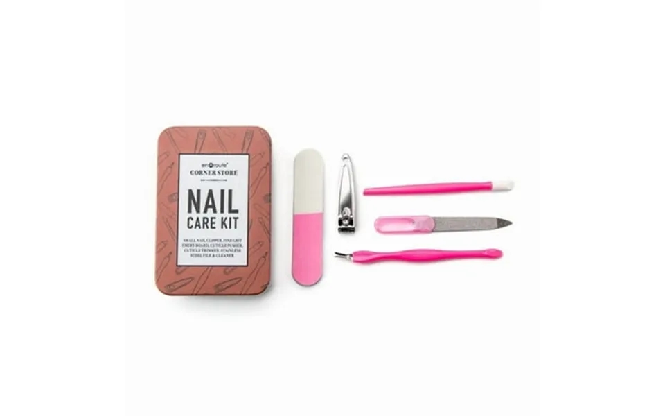 Dm Merchandising Corner Store 5pc Nail Kit W Tin