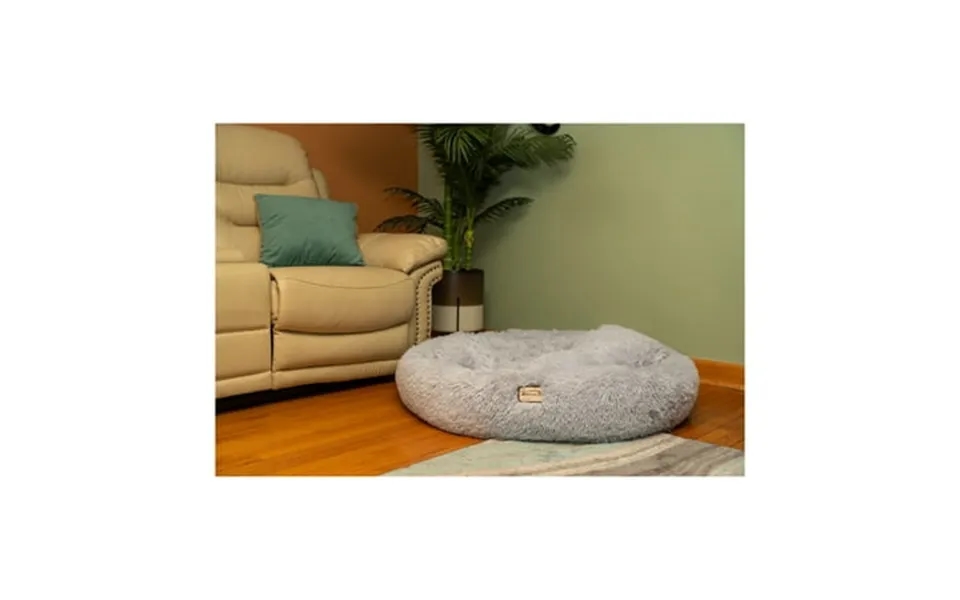 Dog Bed Cat Bed Donut Long Faux Fur Pet Bed Warm Donut Cuddler Round Plush Dog Beds For Large Medium Dogs And Cats Armar