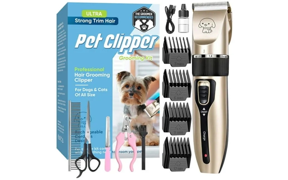 Dog Grooming Kit Pet Foot Shaver Low Noise Rechargeable Cordless Pet Hair Trimmer