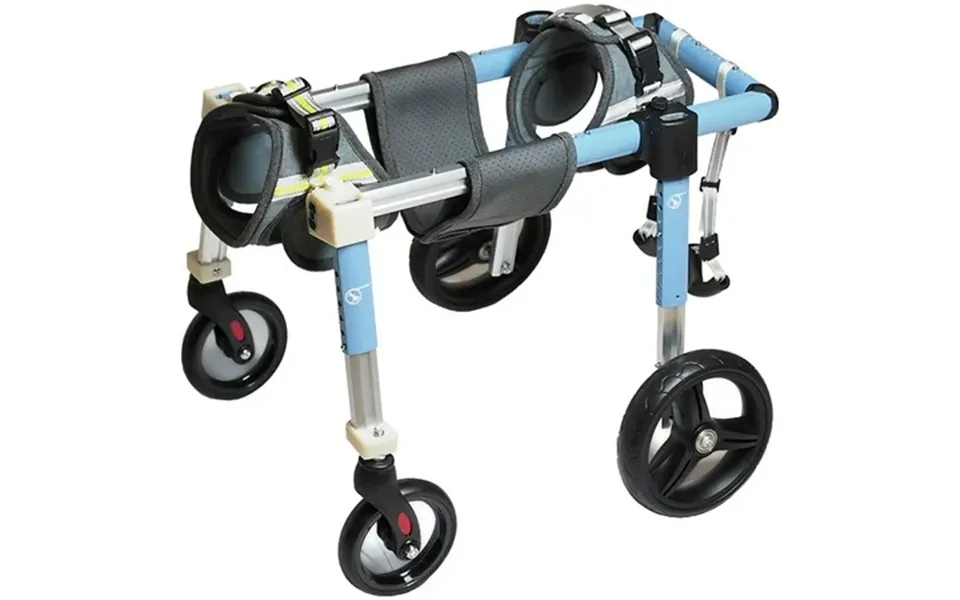 Dog Wheel Limbs Chair Cart 4 Wheel Dog Wheel Chair Leg Brace Adjustable Lightweight Aluminum For Mall Medium Large Pet L