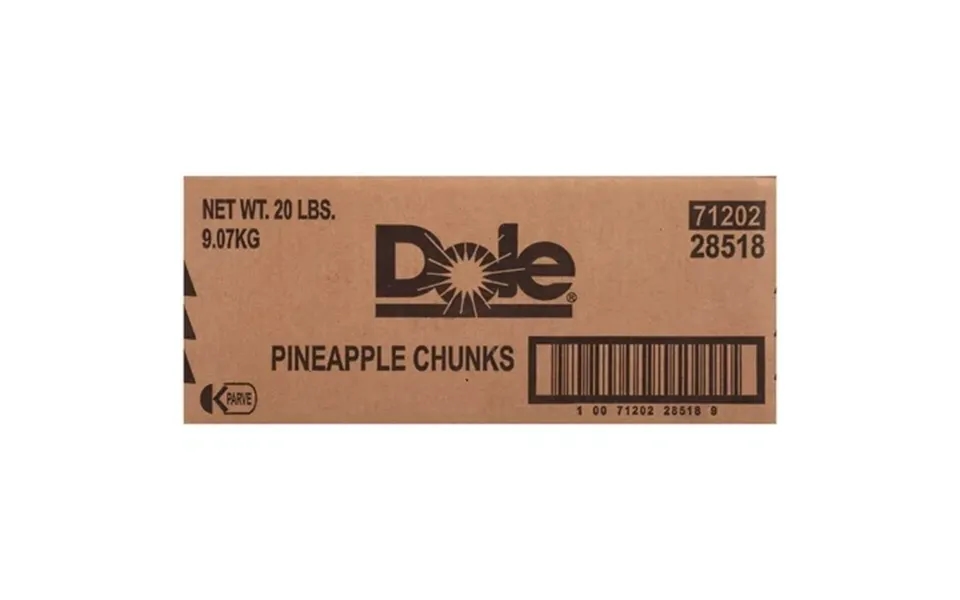 Dole Individual Quick Frozen Chunk Pineapple 20 Pound - 1 Each
