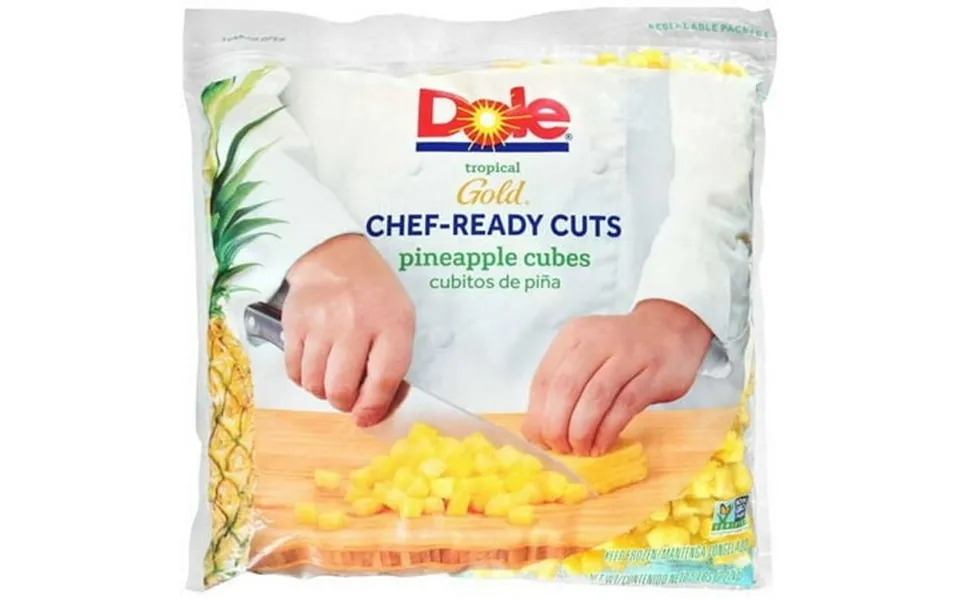 Dole Individual Quick Frozen Chunk Pineapple 5 Pound 2 Per Case